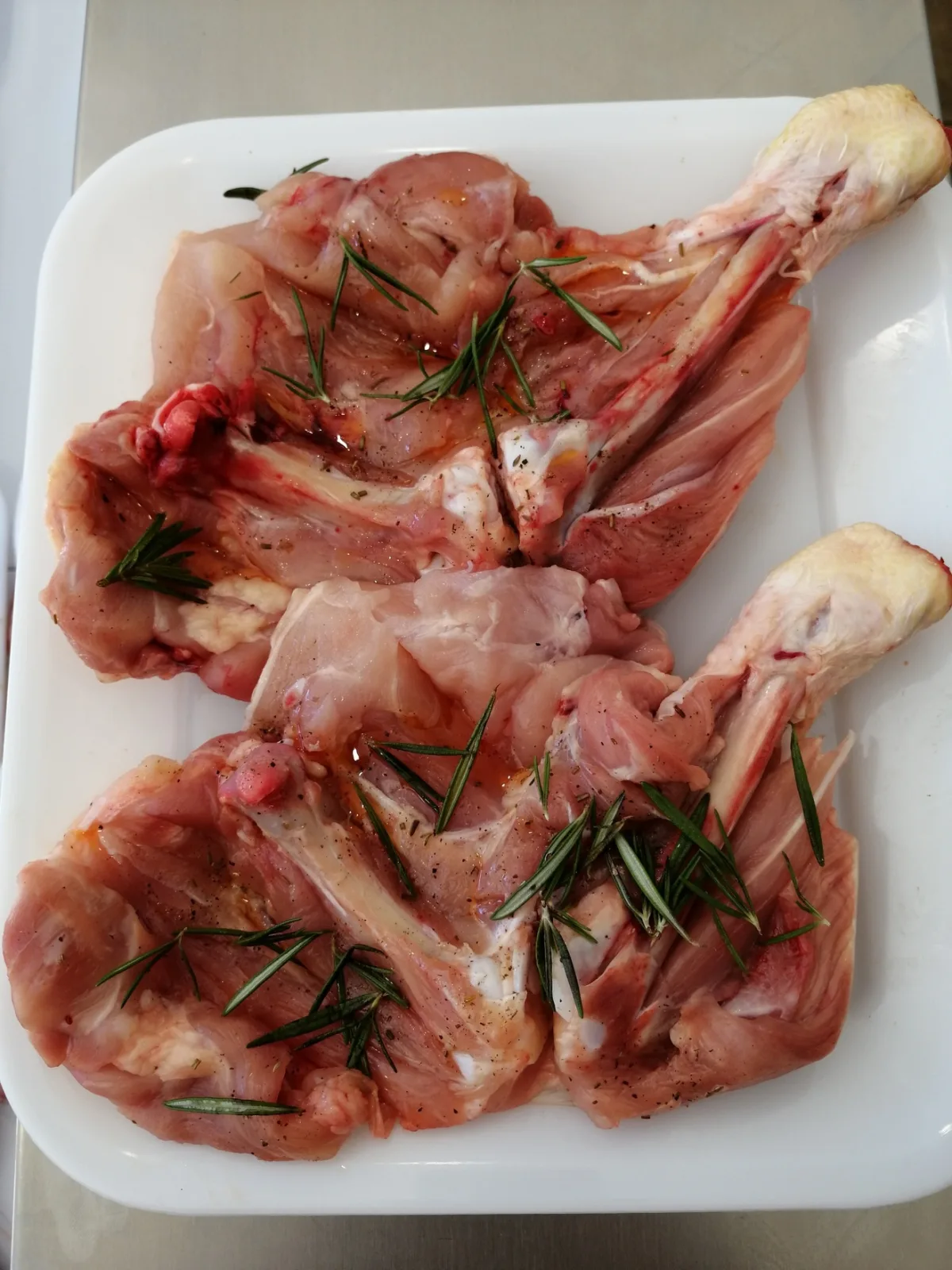 Cosce di Pollo Aperte e Condite 1 Kg