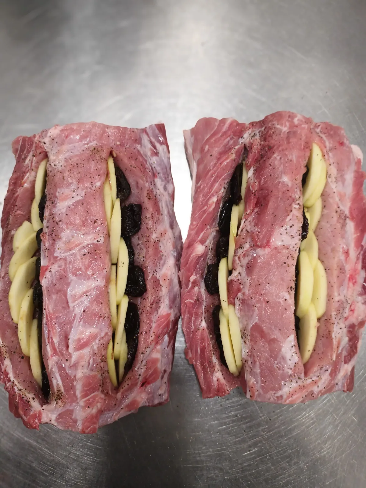 Arista farcita con prugne e mele 1 Kg